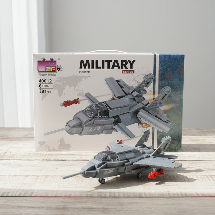 Military Fighter Brick Blocks 391 Pieces