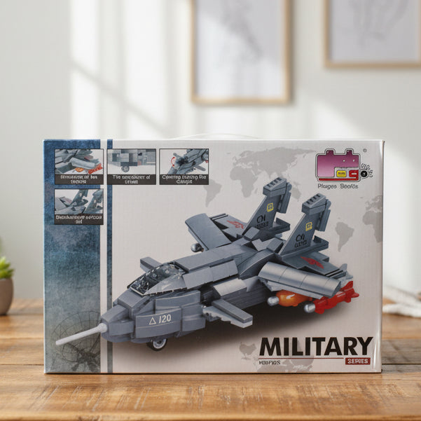 Military Fighter Brick Blocks 391 Pieces