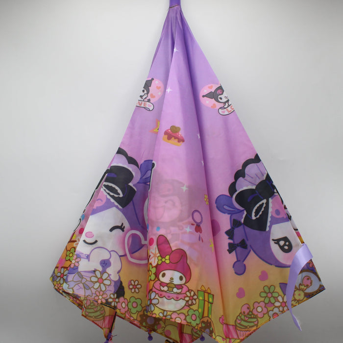 Cute Kuromi Theme Kids Umbrella