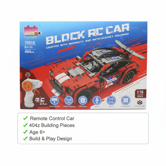 RC Popular Sport Car Brick Blocks 404 Pieces