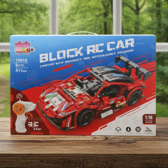 RC SWP Racing Car Brick Blocks 411 Pieces
