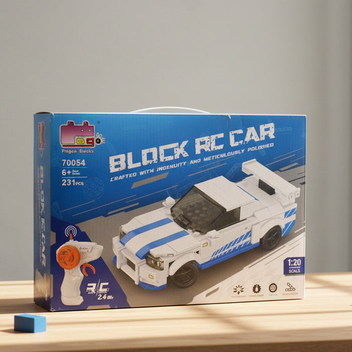RC Sporty Car Brick Blocks 231 Pieces