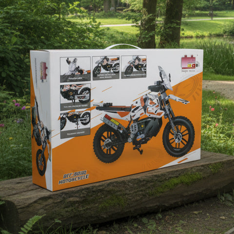 Brick Blocks Capming Motorcycle 514 Pieces