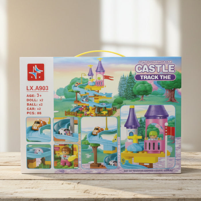 Castle Track Building Blocks 88 Pieces