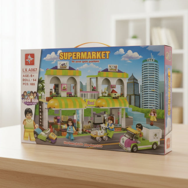 City Super Market Store 688 Pieces