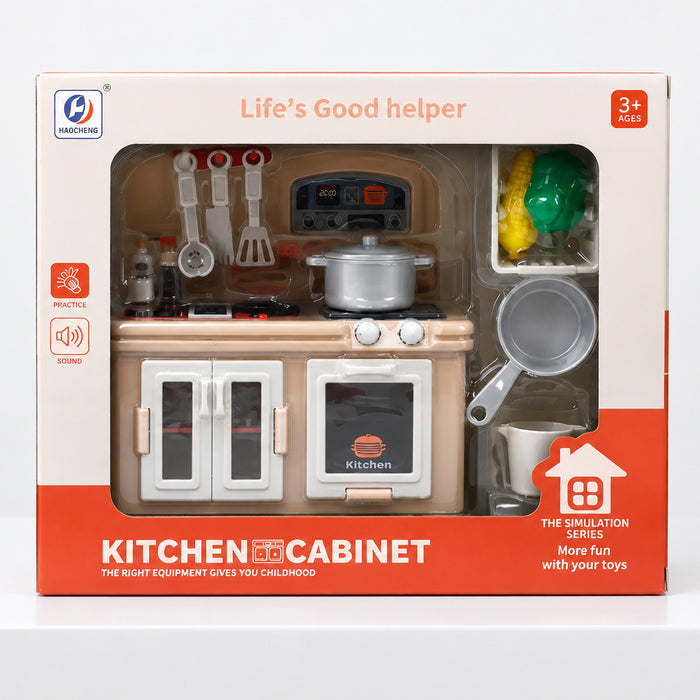 Kitchen Capinet Playset with Light & Music
