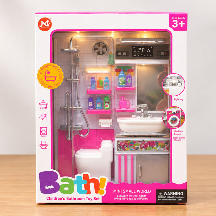 Mini Bathroom Set with Lights