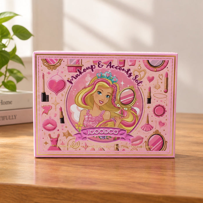 Pink Princess Theme Makeup & Accessories Set