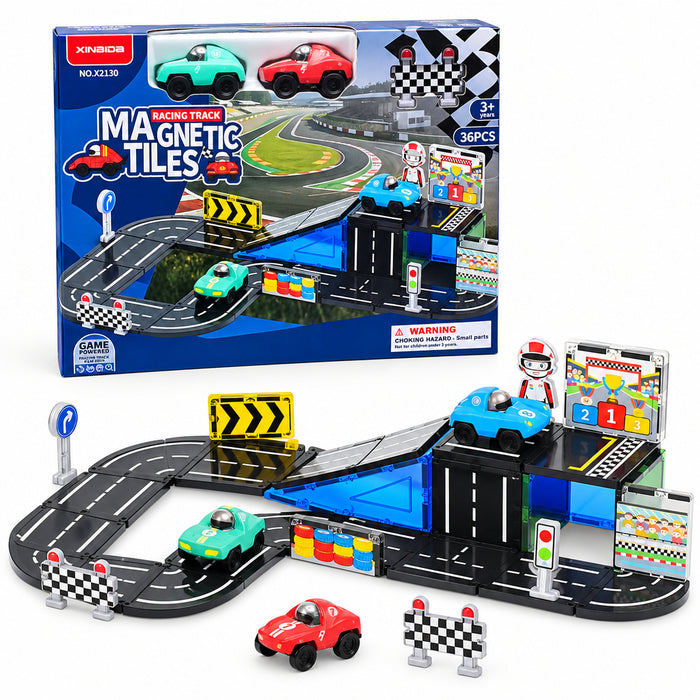 Magnetic Tiles Racing Track 36 Pieces