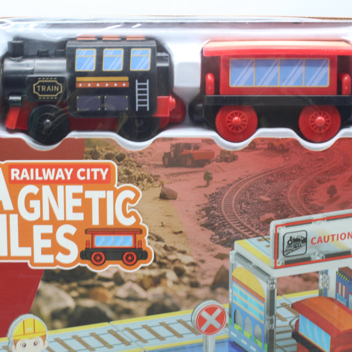 Magnetic Tiles Railway City Track 38 Pieces