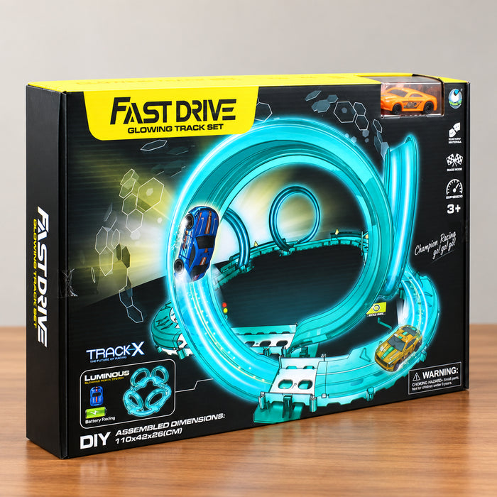 Luminous Fast Drive Glowing Track Set