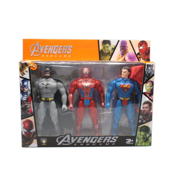 Avengers Characters & Figure with Light Pack of 3