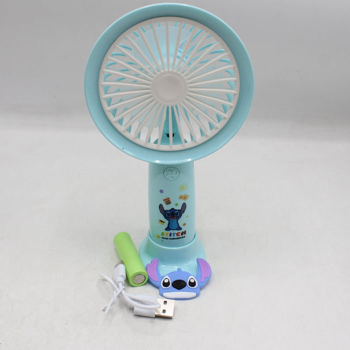 USB Rechargeable Cartoon Theme Fan