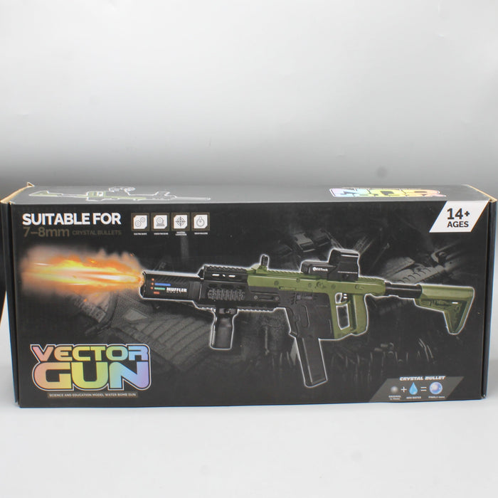 Electric Vector Gun with Crystal Bullet