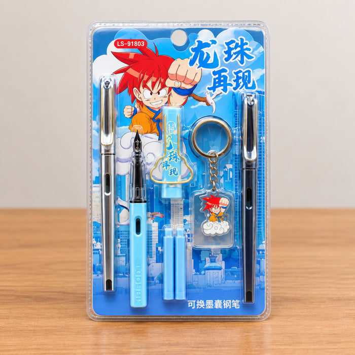 Dragon Ball-Theme Erasable Fountain Pen Set