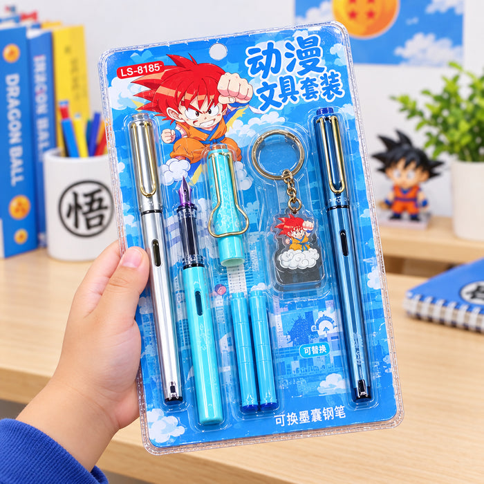 Dragon Ball-Theme Erasable Fountain Pen Set