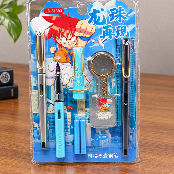 Dragon Ball-Theme Erasable Fountain Pen Set