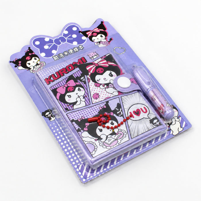 Kuromi Theme Diary With Mini Pen