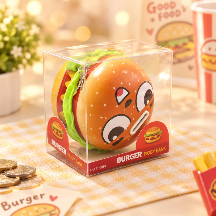 Yumm Burger Theme Piggy Bank