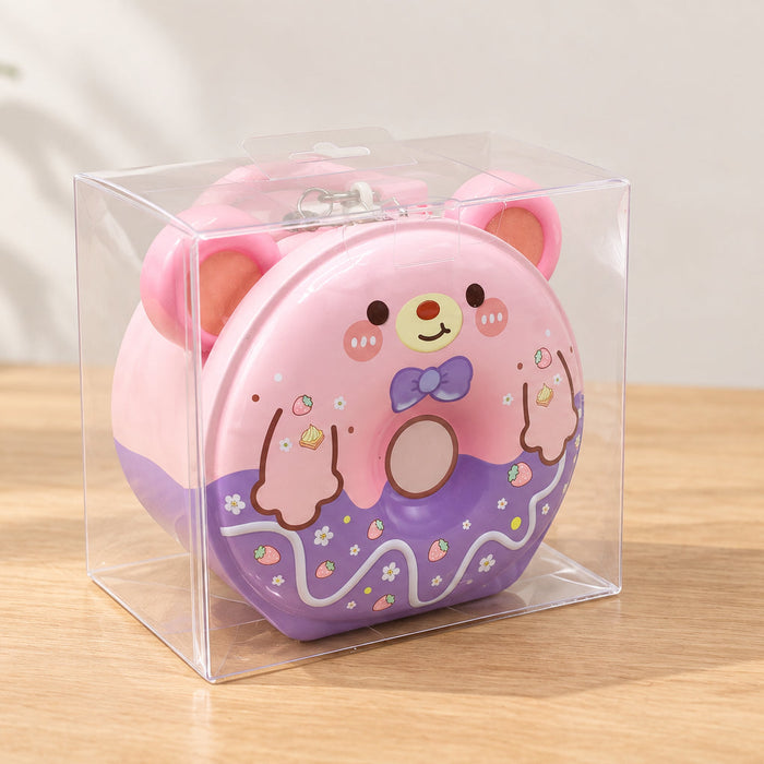 Bear Donut Shape Piggy Bank