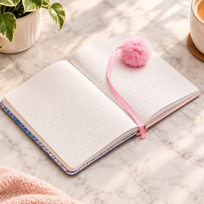 Pineapple Theme Glitter Star Diary