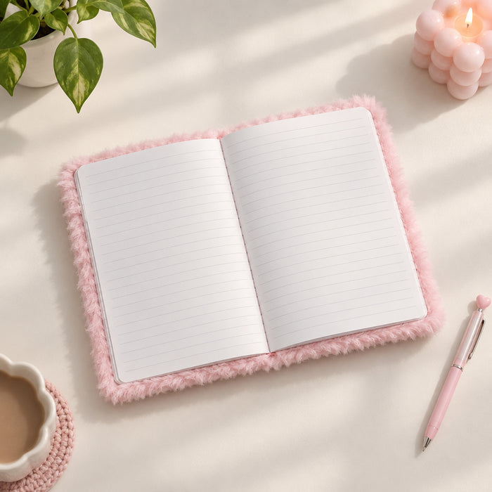 Star Unicorn Theme Plush Diary