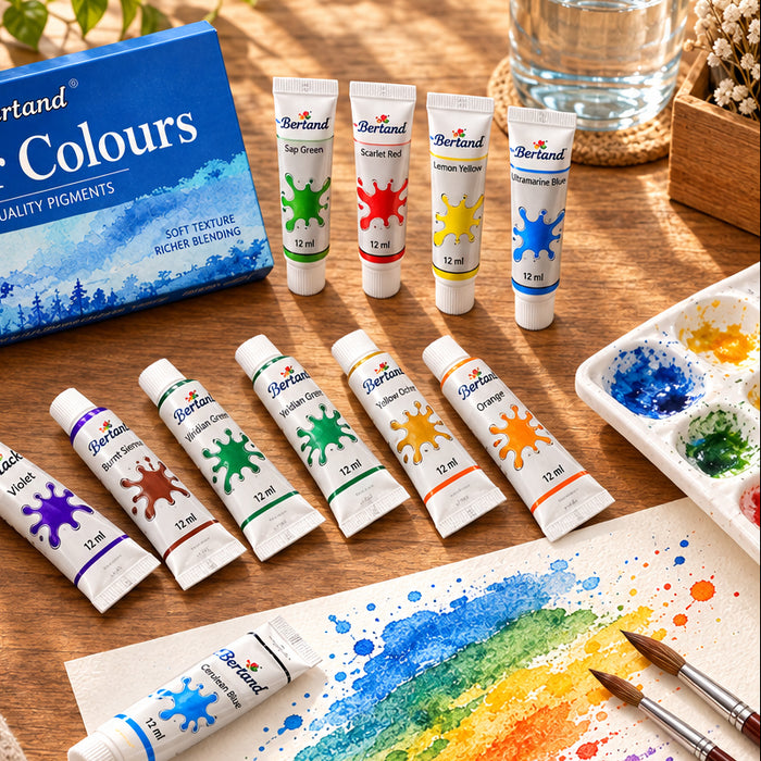 Bertand Water Colors Set Pack of 12