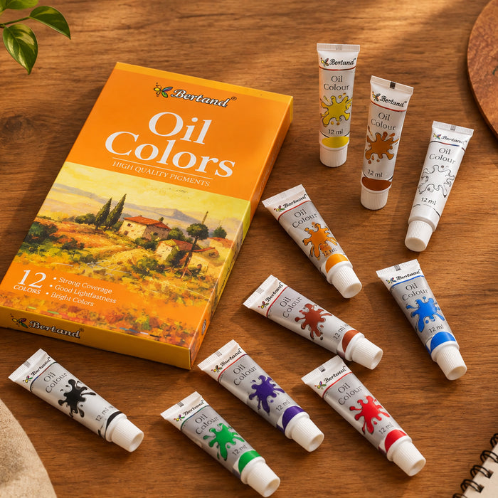 Bertand Oil Colors Set Pack of 12