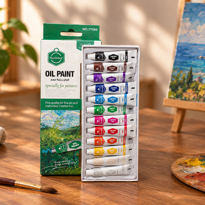 Premium Oil Paint Color Set Pack of 12
