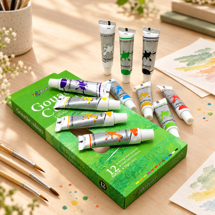 Gouache Paint Color Set Pack of 12