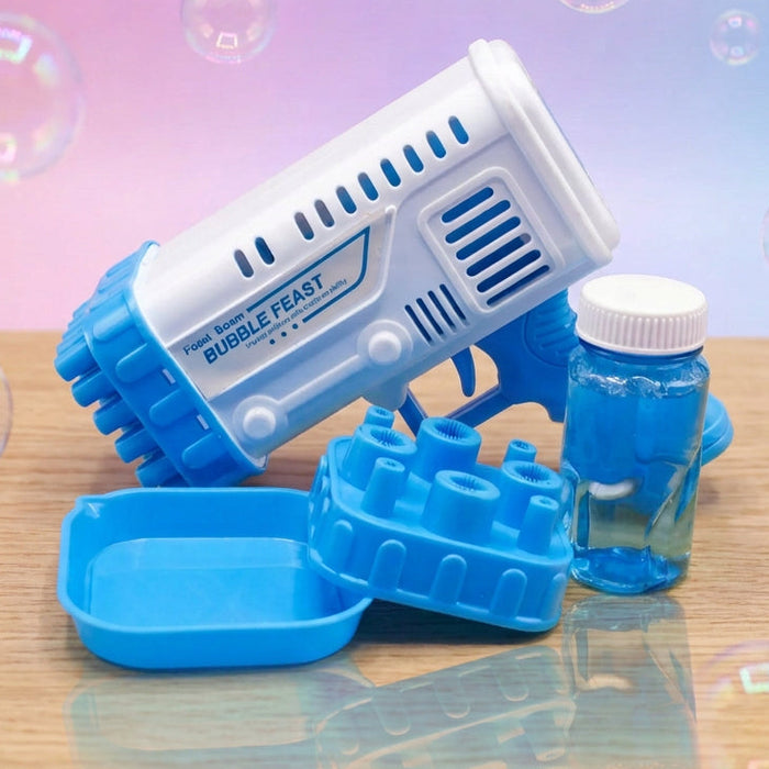 Space Rocket Bazooka Bubble Gun Toy 36 Holes