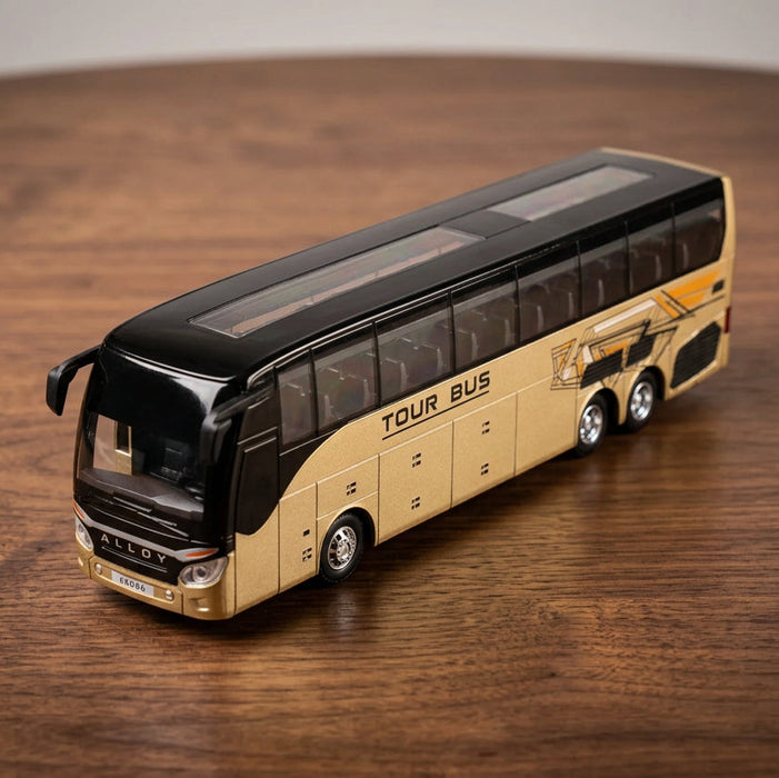 Diecast Tour Bus with Light & Sound