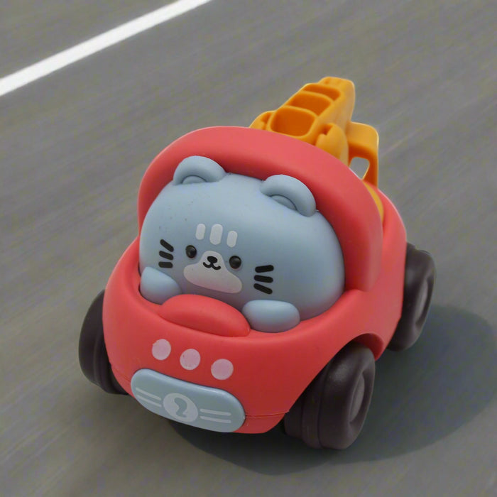 Cat Theme Friction Car