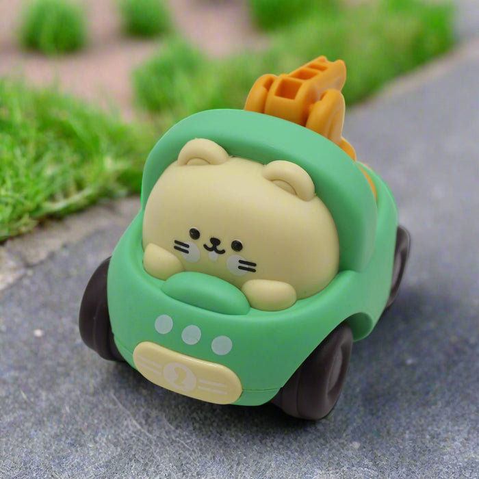 Cat Theme Friction Car