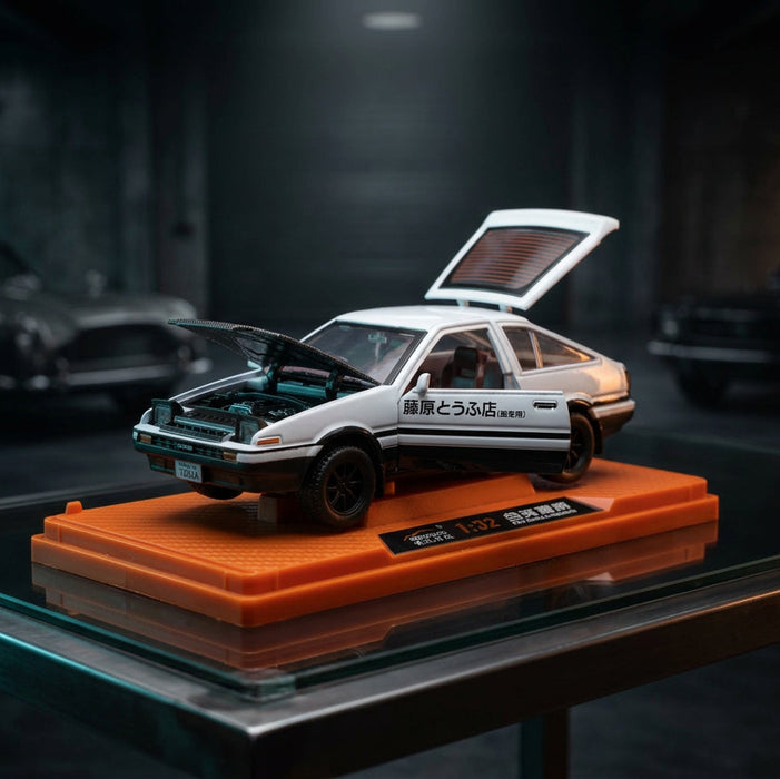 Diecast Mini Initial D Toyota AE86  Sprinter Trueno Car