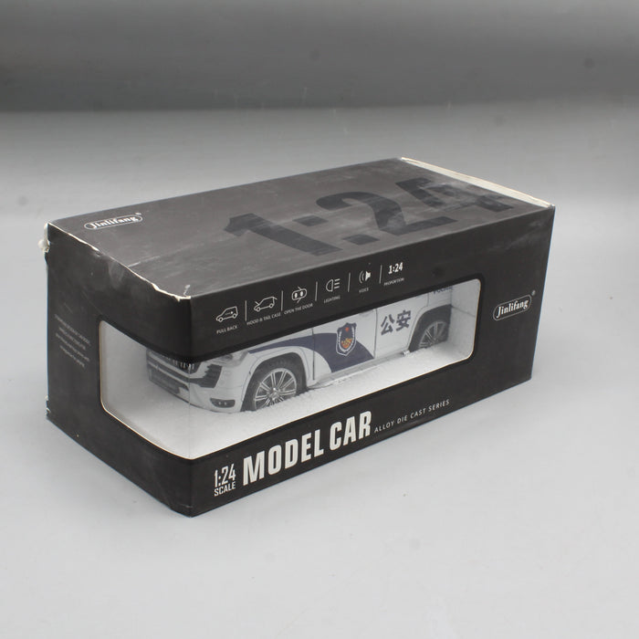 Diecast Toyota Prado Police Car with Light & Sound