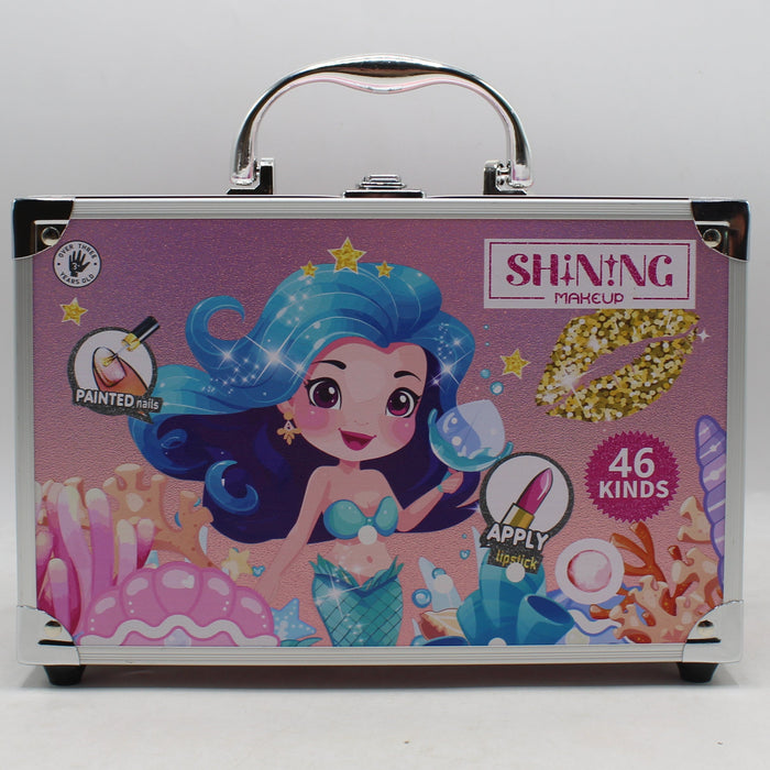 Mermaid Theme Shining Makeup Briefcase