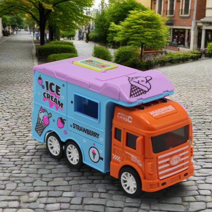 Delicious Ice Cream Theme Friction Bus