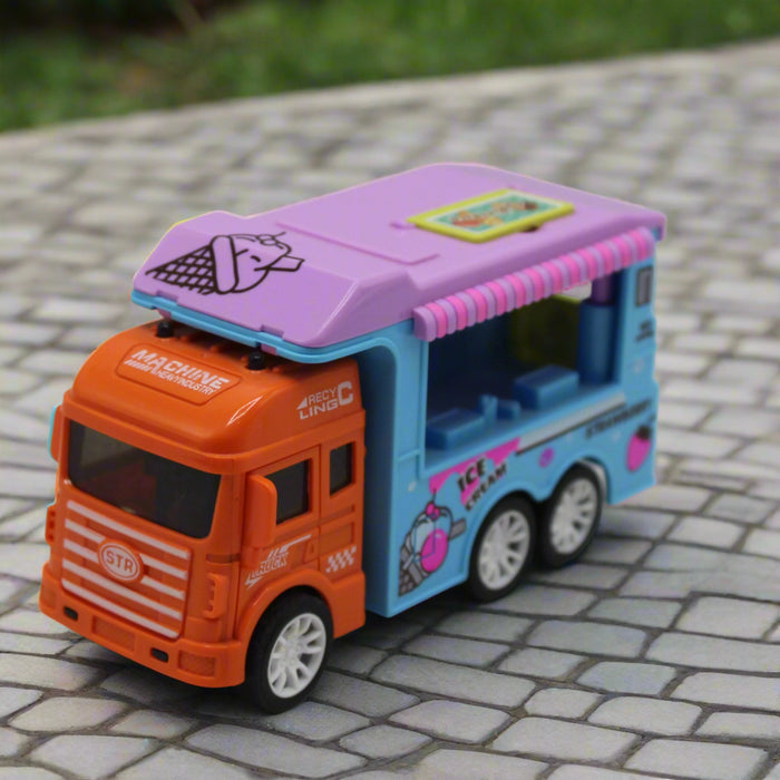 Delicious Ice Cream Theme Friction Bus