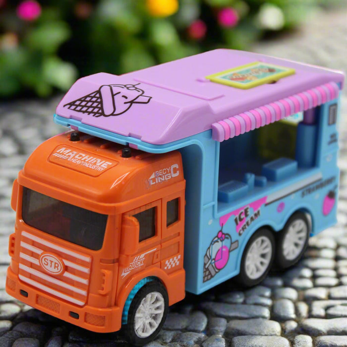 Delicious Ice Cream Theme Friction Bus