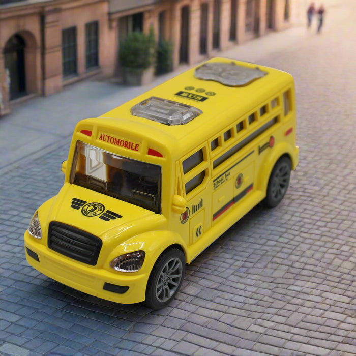 Kids Friction School Bus