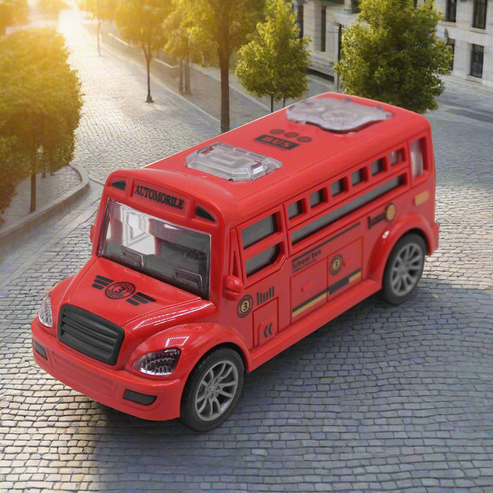 Kids Friction School Bus