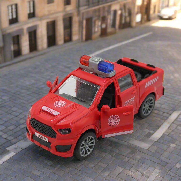 Fire Rescue Police Car