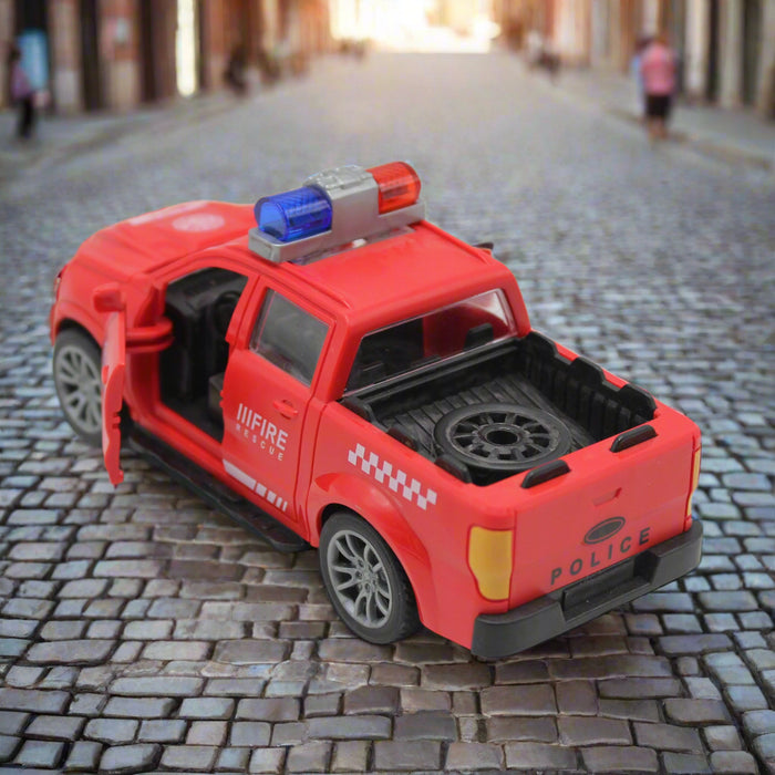 Fire Rescue Police Car