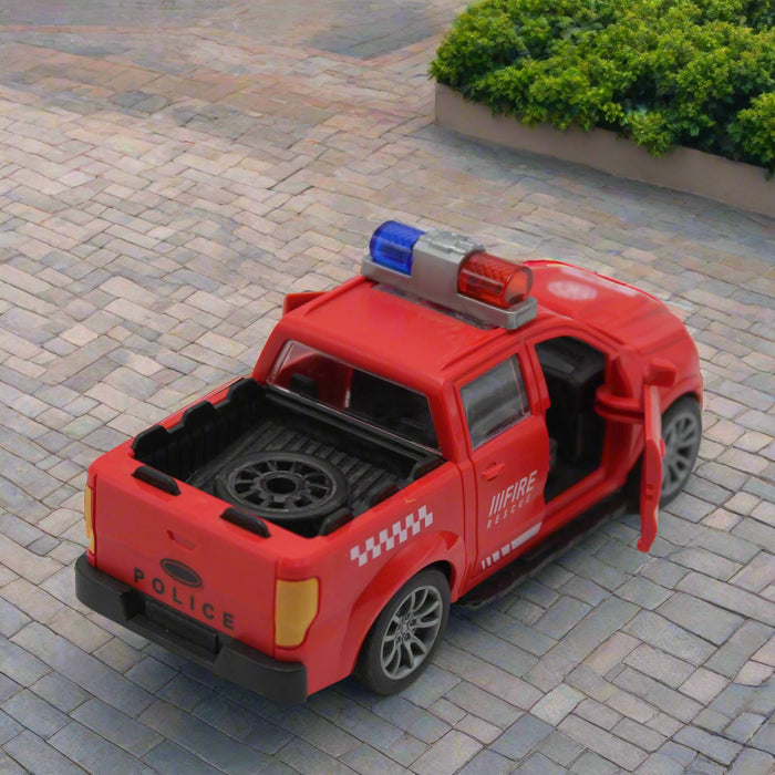 Fire Rescue Police Car