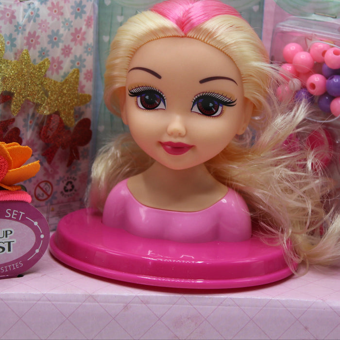 Make Up & Hair Style Head Doll