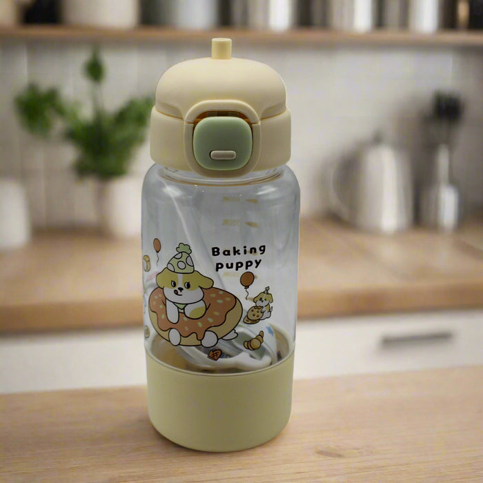 Baking Puppy Water Bottles