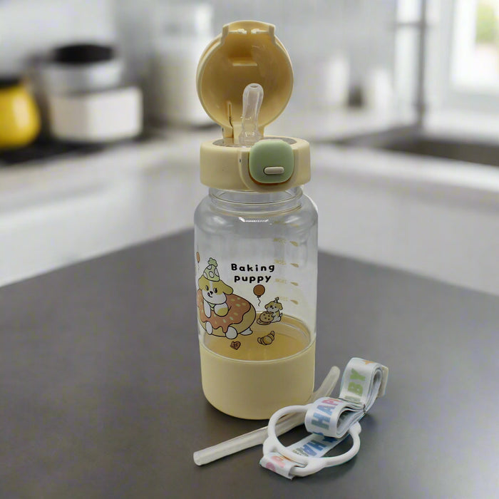 Baking Puppy Water Bottles