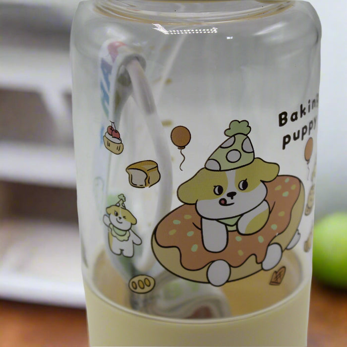 Baking Puppy Water Bottles