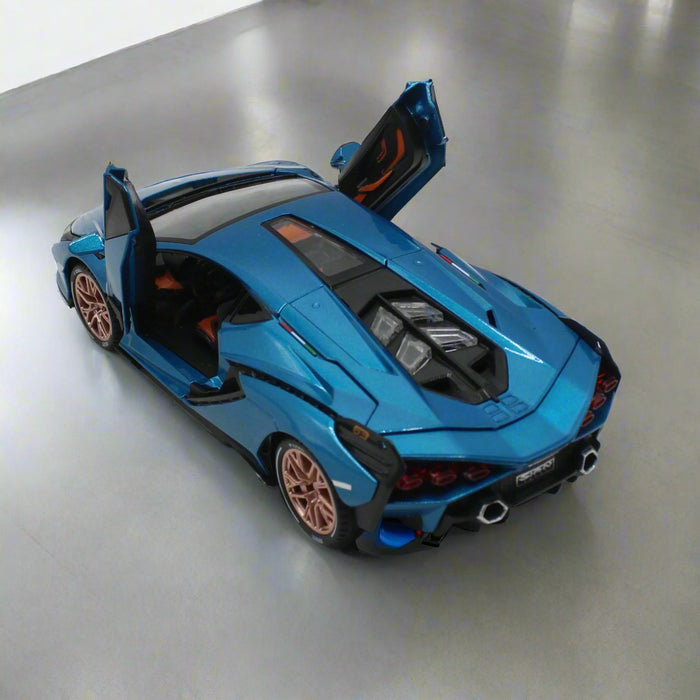 Diecast Lamborghini Sian Car with Light & Sound